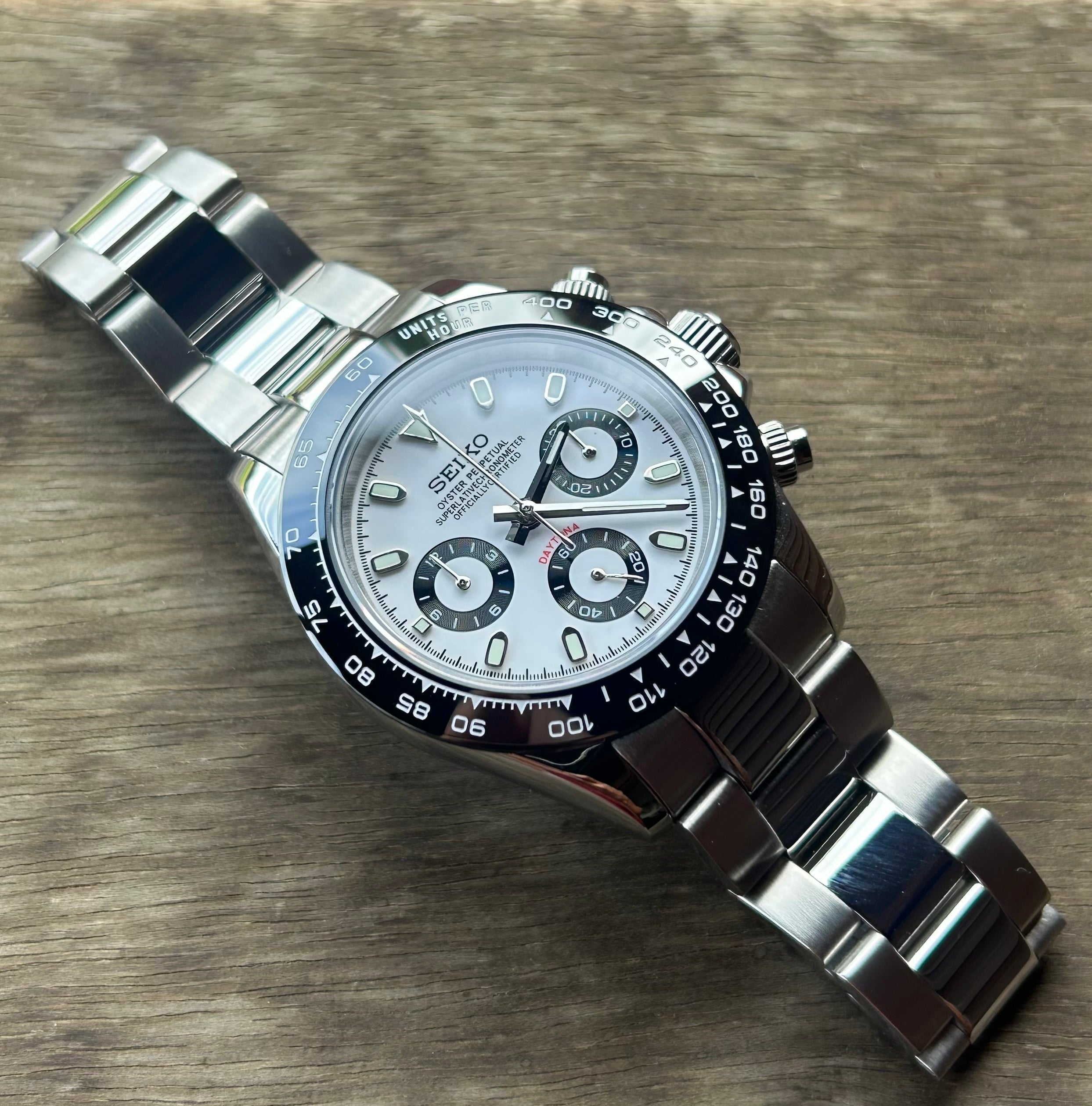S Mod Daytona Panda-Chronograph