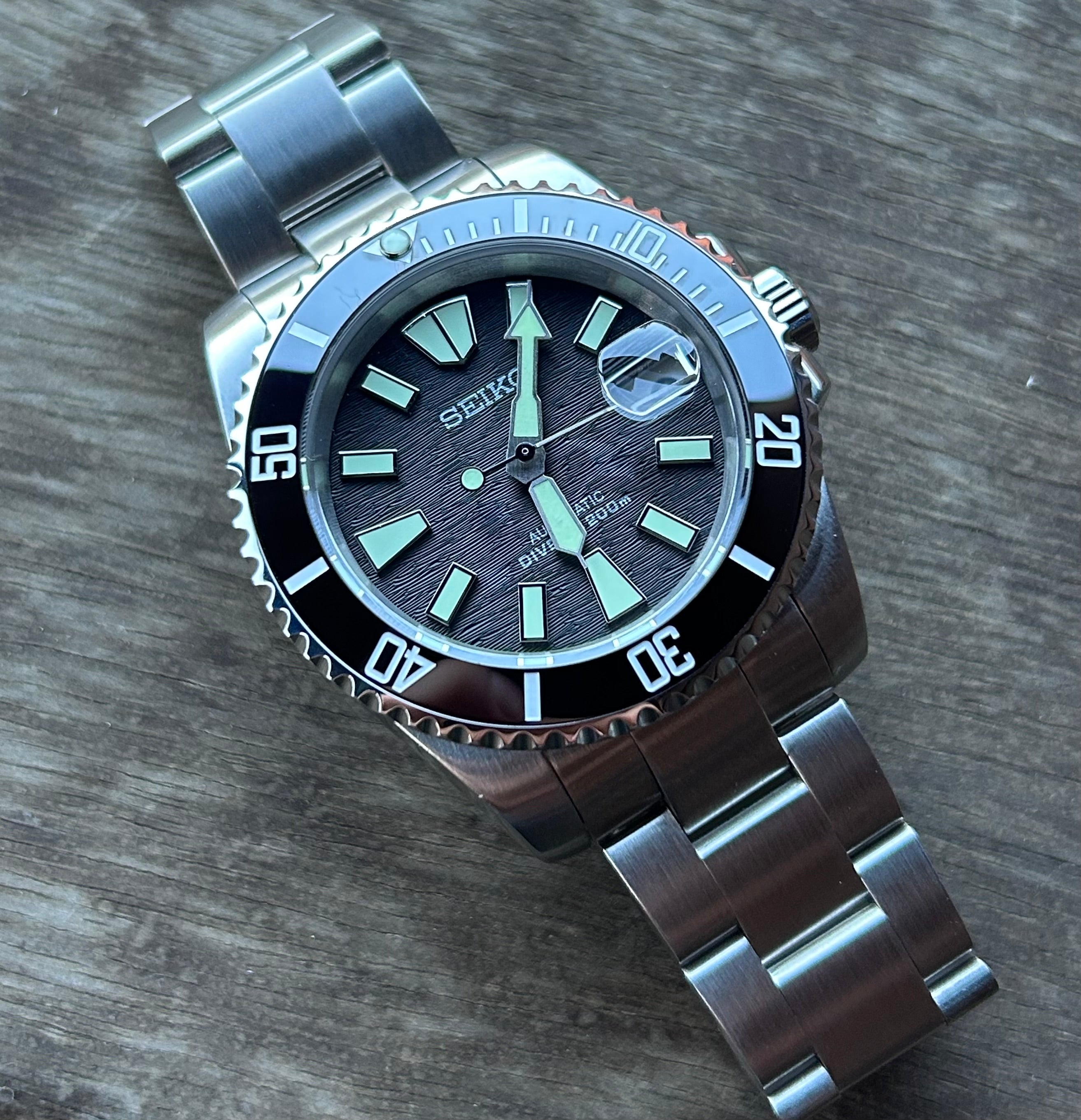 S Mod Diver Black-Automatic
